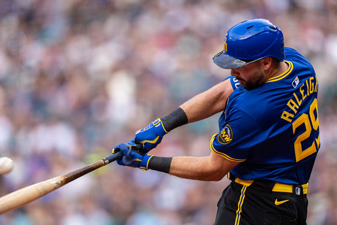 Seattle Mariners' Cal Raleigh adds to AL HR lead with 2 more