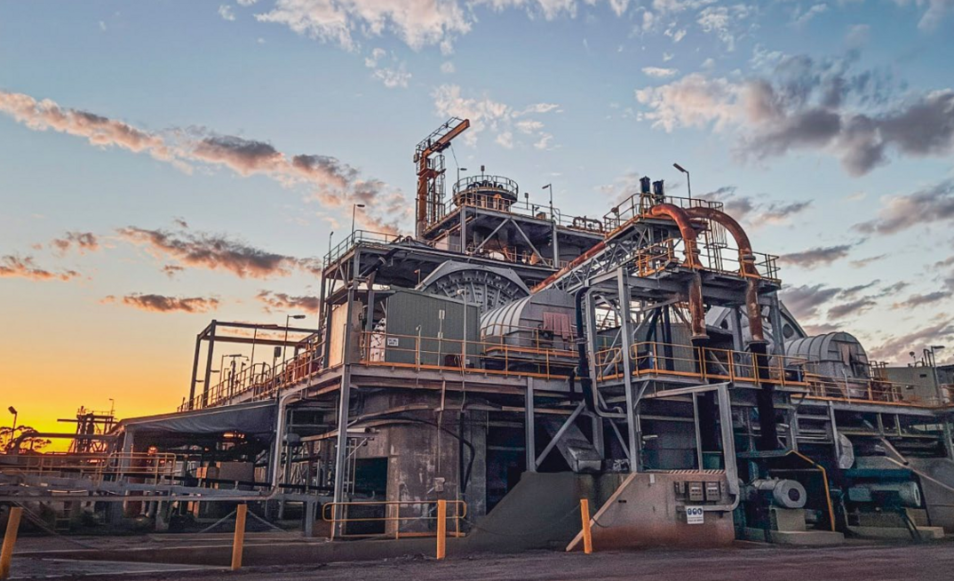 The Black Swan processing plant near Kalgoorlie, Western Australia.