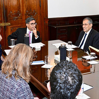 Foreign Secy, Deputy NSA interact with think tank experts in US