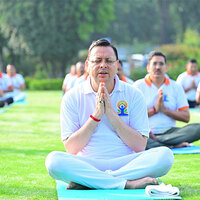Uttarakhand is land of yoga, sages: CM Dhami