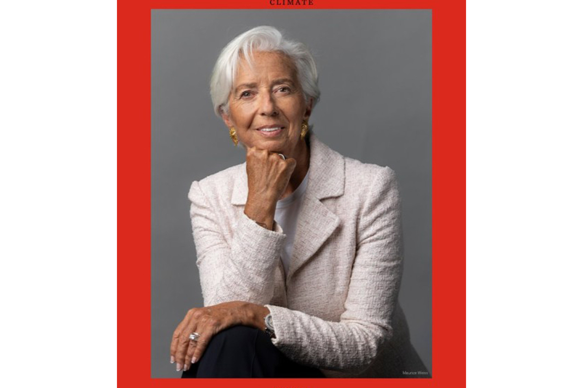 ECB President Christine Lagarde expresses gratitude after featuring on TIME100 Climate list
