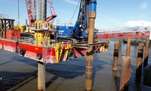  Casagrande UK supplied a new B300XP-2 rig to Quinn Piling to enable the company to undertake expansion work at a ferry terminal