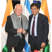 Piyush Goyal meets Israel's Agriculture Minister, talks focused on precision farming, drip irrigation, desert agriculture