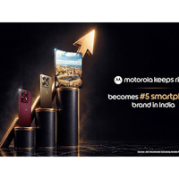 Motorola Enters India's Top 5 Smartphone Brands, Driven by Premium Expansion, AI Innovation and Aspirational Design