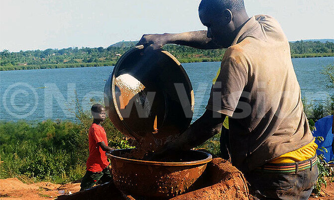 In today's New Vision: Fishermen sucked into gold rush In today's New Vision: Fishermen sucked into gold rush