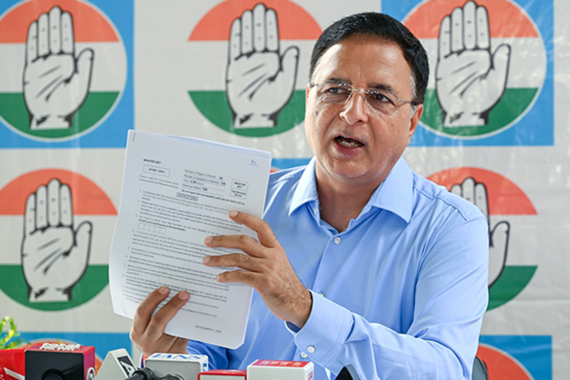 "Rivers in Haryana overflowing...Nayab Saini government absent, 'busy' cracking jokes!": Randeep Surjewala on flood mismanagement