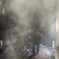 IRAQ-BAGHDAD-CIVILIAN HOUSE-FIRE