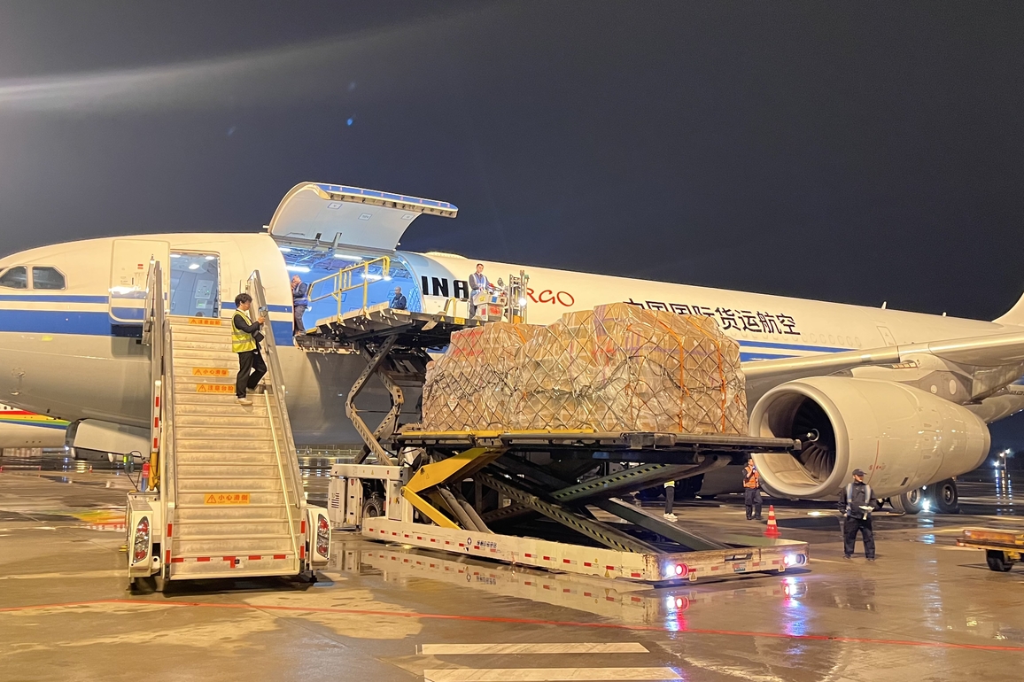 CHINA-SICHUAN-CHENGDU-NEW GLOBAL ROUTES-UNVEILING (CN)