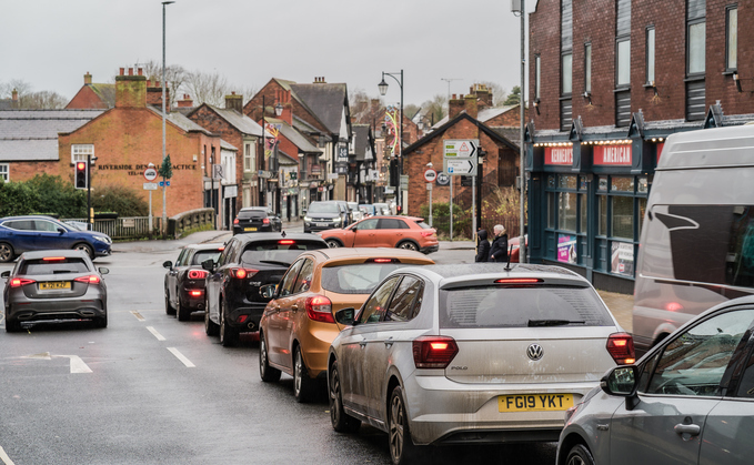 Traffic in Nantwich, Cheshire | Credit: iStock