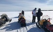 The Rover team on a site visit to Cabin Lake in Canada’s NWT