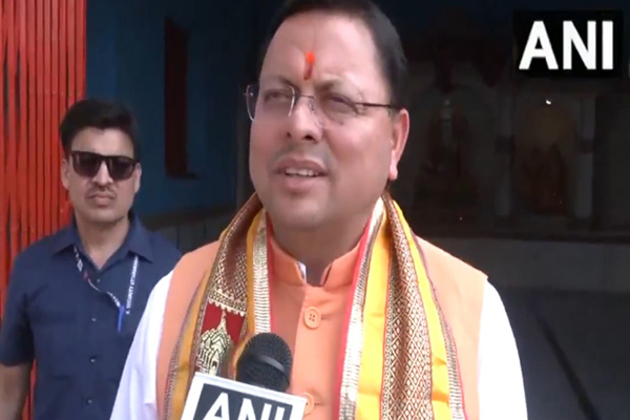 Uttarakhand CM Dhami offers prayers at Marghat Hanuman Temple, seeks blessings for nation's progress