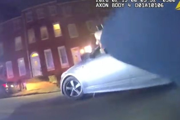 Bodycam video shows 14-year-olds strike Baltimore officer with vehicle, flee scene