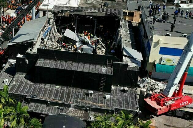 Building roof collapse leaves at least 184 dead in Dominican Republic