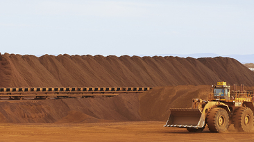 Produção de minério de ferro da Fortescue FMG