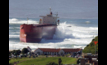  Coal Ship stranded on a Newcastle beach due to storm surge