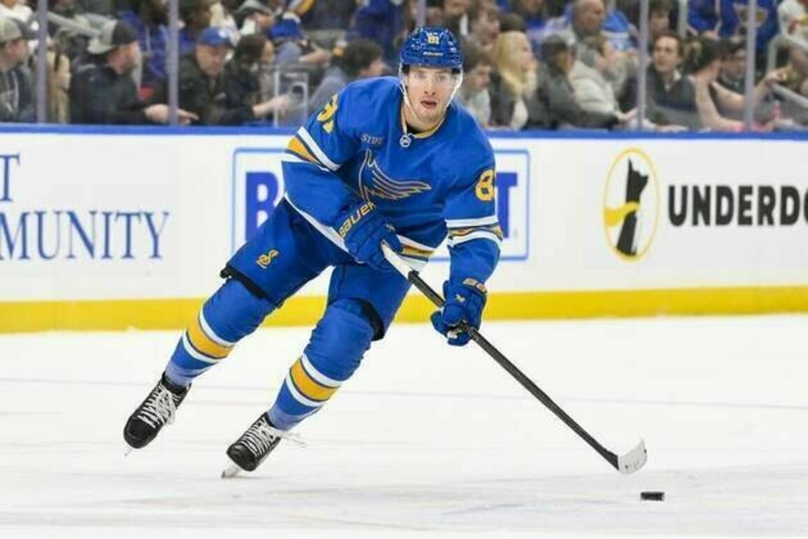 Blues search for consistency vs. surging Mammoth