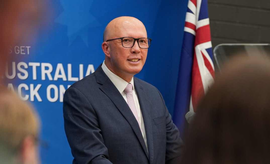 Liberal leader Dutton soft launches election campaign with nuclear bang