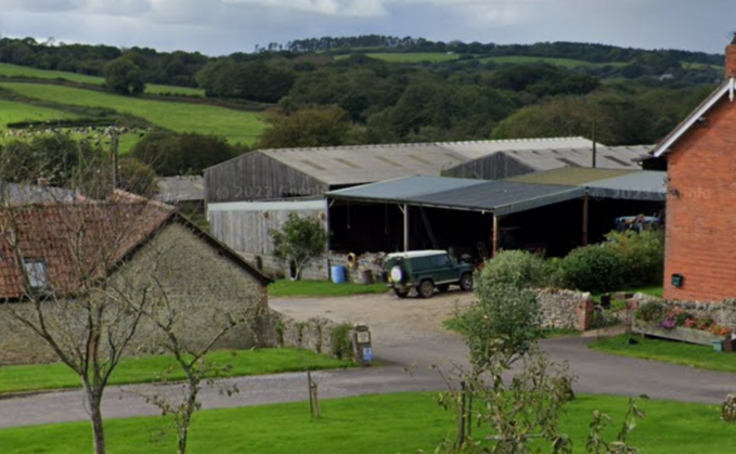 Middle Farm in Higher Kingcombe (Google Maps)