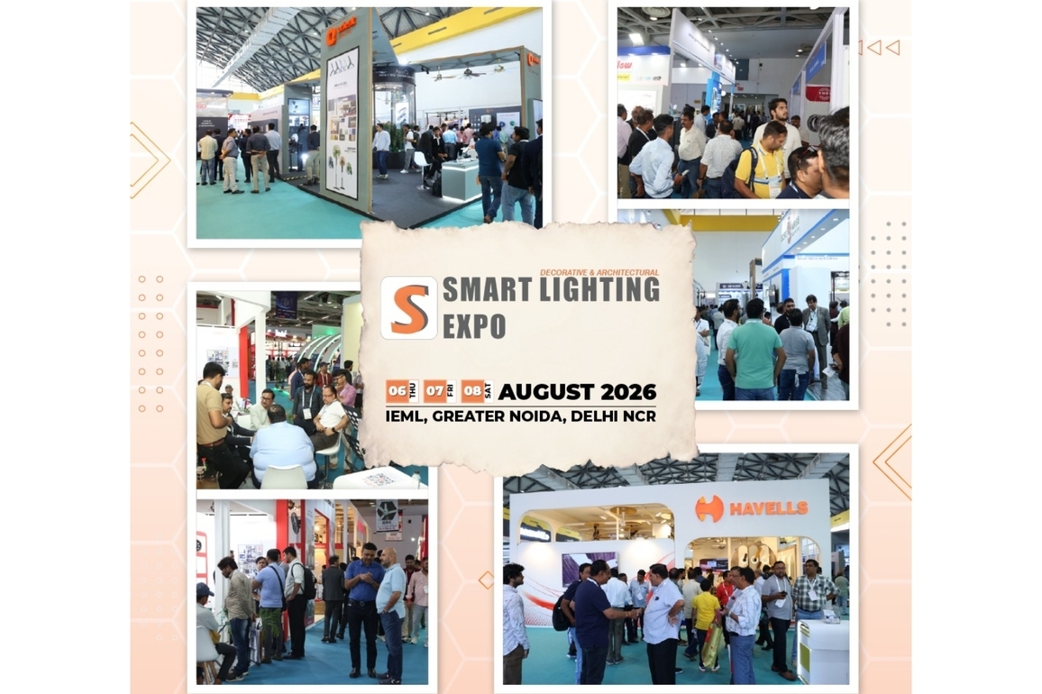 Top Lighting Brands Return to the Exhibition Floor after a long time at the Smart Lighting Expo in Greater Noida