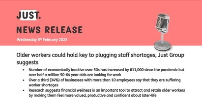 Older workers could hold key to plugging staff shortages, Just Group suggests