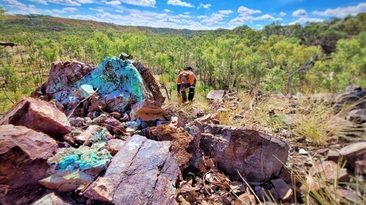 Evidence of copper oxide at Canyon