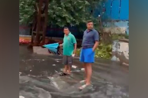 Delhi Minister Parvesh Verma inspects affected areas after unseasonal rain triggers waterlogging