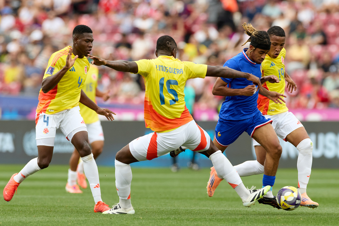 (SP)CHILE-SANTIAGO-FOOTBALL-FIFA U20 WORLD CUP-COLUMBIA VS FRANCE