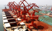 Apetite da China sustenta alta da matéria-prima siderúrgica