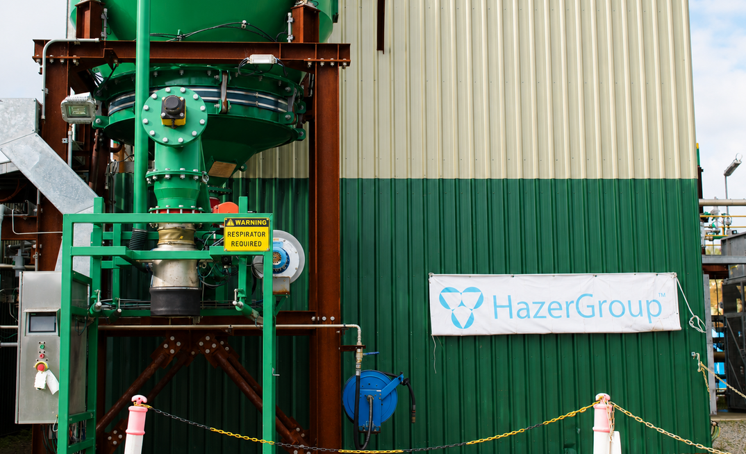 The Hazer commercial demonstration facility