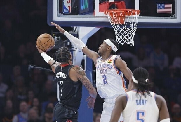 Shai Gilgeous-Alexander scores 51 as Thunder top Rockets