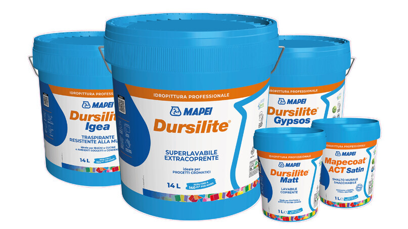 Mapei extends coatings range with Dursilite & Mapecoat Act paint series