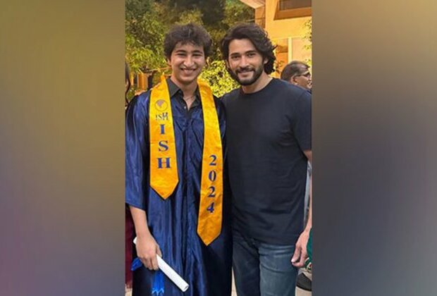 "I am a proud father today": Mahesh Babu attends son Gautam Ghattamaneni's graduation ceremony