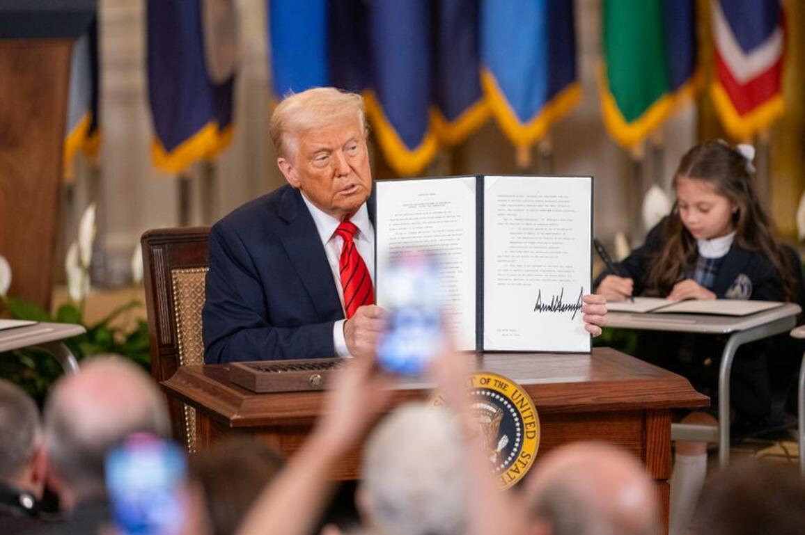 Trump signs executive order to begin dismantling Education Department