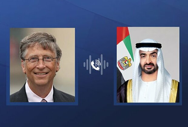 UAE President, Bill Gates discuss ways to enhance humanitarian cooperation