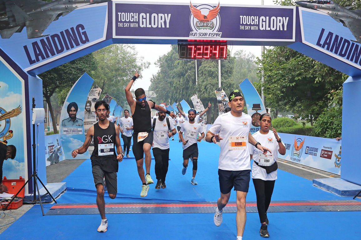 First-ever Sekhon Indian Air Force Marathon 2025 concludes, celebrating fitness, valour and national pride
