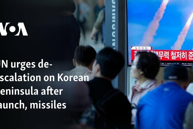 UN urges de-escalation on Korean peninsula after launch, missiles