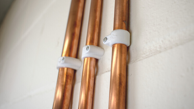 Pipework made easy with Talon's Nail-In clips