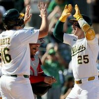 Four homers help Athletics complete sweep of Reds
