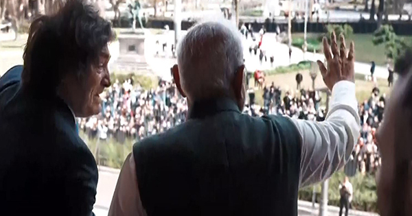 PM Modi, Argentina's President greet supporters in Buenos Aires; Brazil prepares musical welcome ahead of BRICS Summit