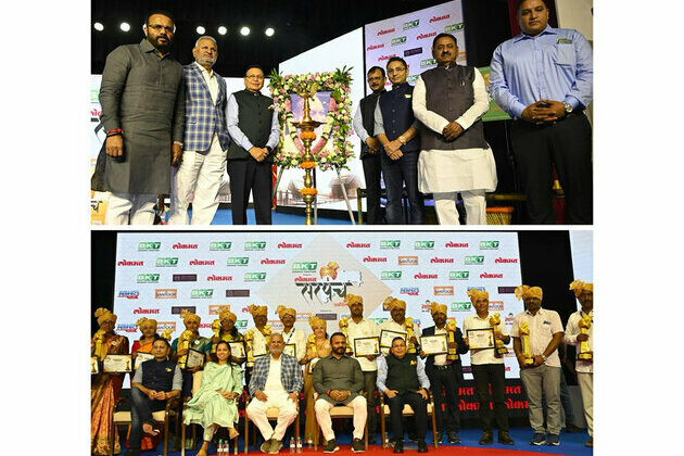 Rural Development Minister Jaykumar Gore announces 5 Cr reward 'Samruddhi Gram Yojana' at Lokmat Sarpanch Awards 2025