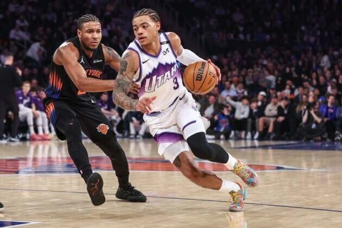 Knicks open game with record 23-0 run, manhandle Jazz