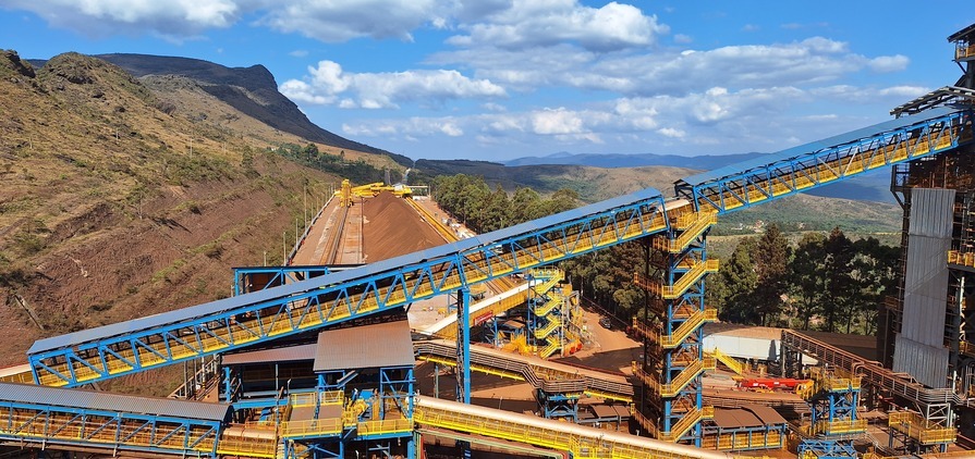 The Capanema iron ore mine in Minas Gerais, Brazil