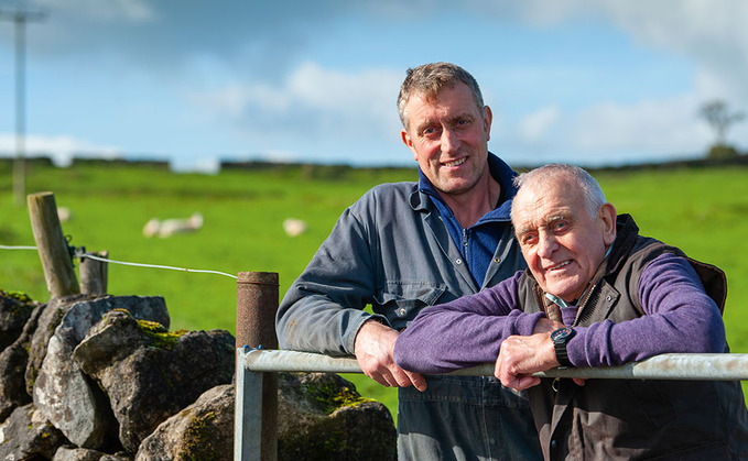 Peter (right) and his son Ian Peter (right) and his son Ian
