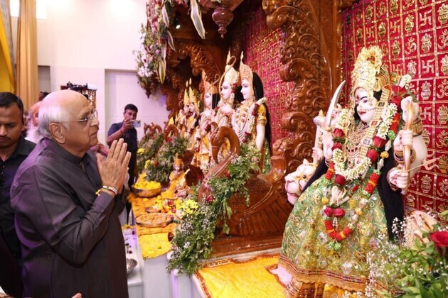 Gujarat Chief Minister Bhupendra Patel, Deputy CM Sanghavi attend Kumbhabhishek rehearsal ceremony