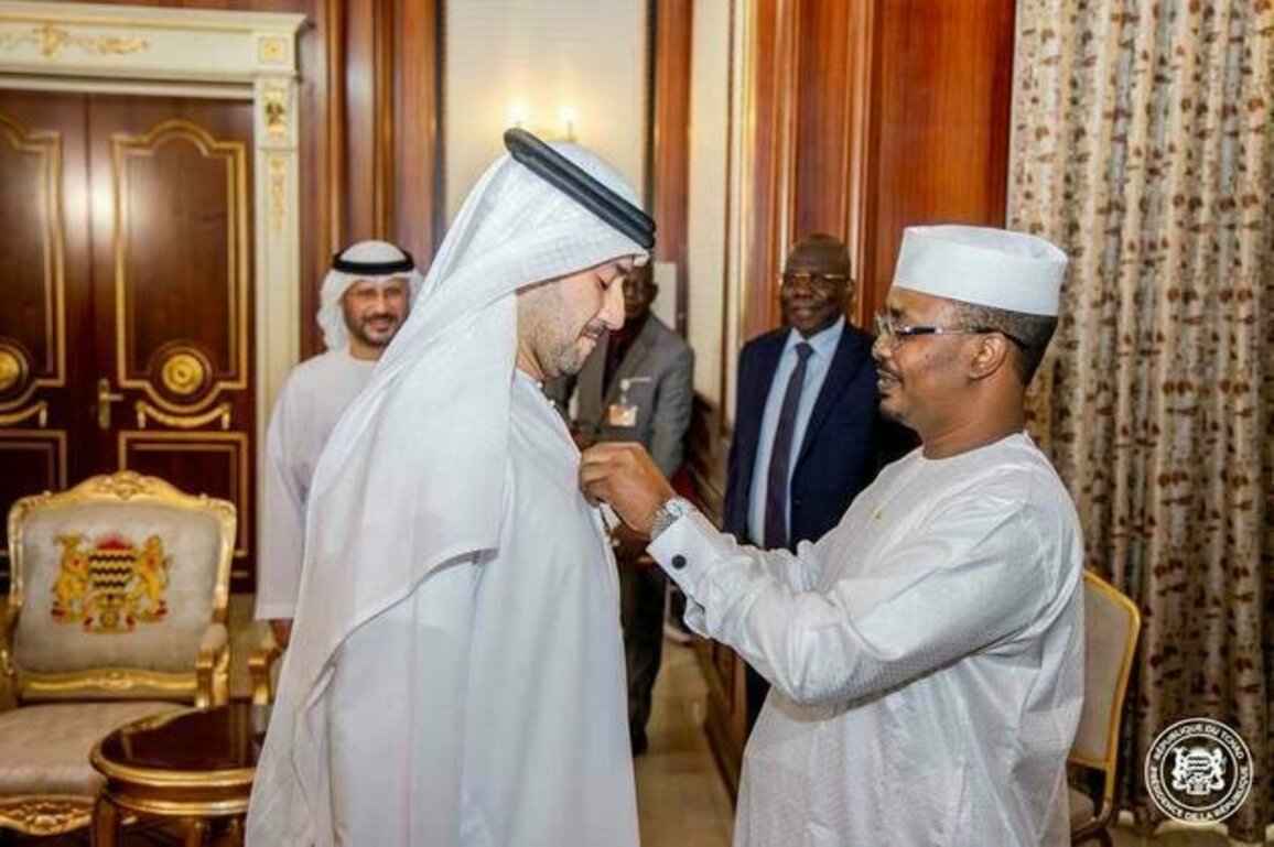 Chadian President honours UAE CEO with Officer of National Order