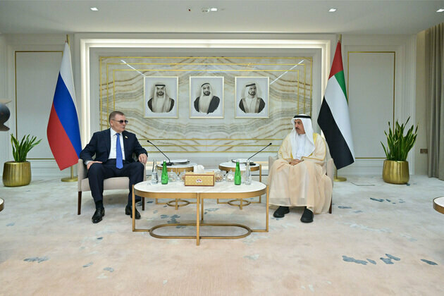 Saqr Ghobash receives Head of Russia-UAE Parliamentary Friendship Committee