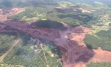  Barragem da Vale após o rompimento