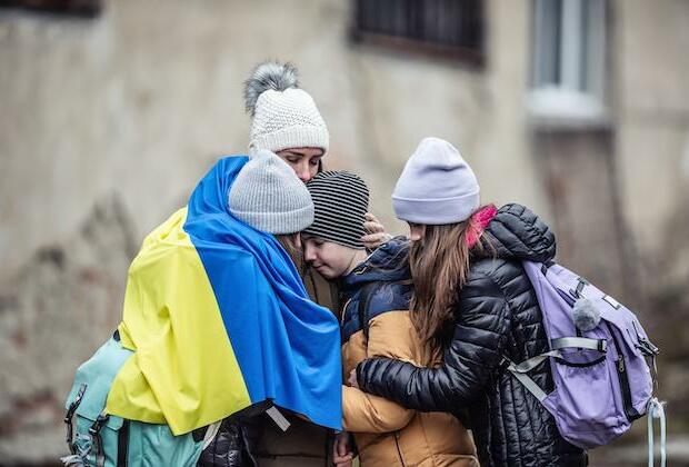 Peace Activists Mark One-Year Anniversary of War in Ukraine