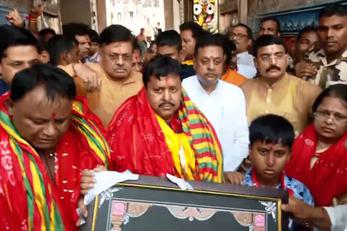 "Moment of great fortune": BJP Chief Nitin Nabin visits Jagannath Temple