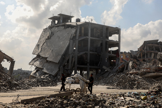 MIDEAST-GAZA-STRIP-CITY-DESTRUCTION